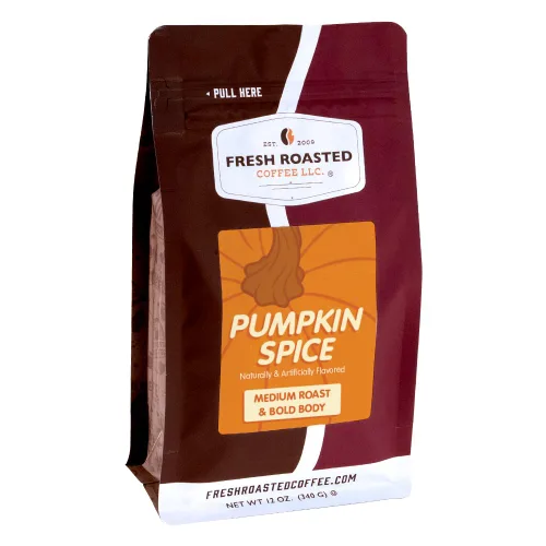 Vista 29 de Fresh Roasted Coffee, Amaretto - Café saborizado, 12 onzas, tostado medio, Kosher, grano entero