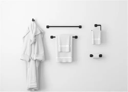 Vista 3 de Pfister Vaneri BTBVRI1GS - Toallero de baño para baño, 18 pulgadas, montaje en pared, atornillado, acabado de níquel cepillado, defensa antimanchas