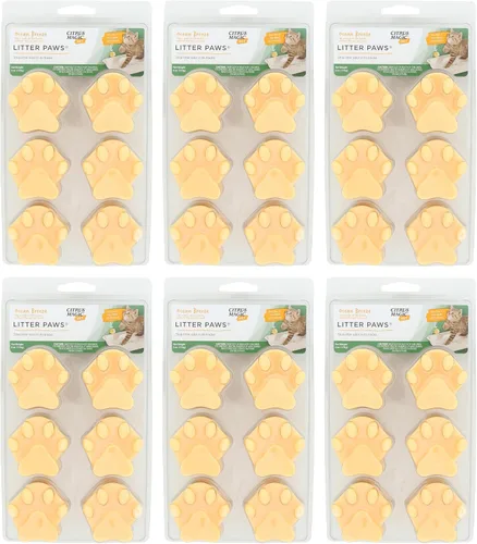 Vista 12 de Citrus Magic Patas eliminadoras de olores para mascotas, lino fresco, 6 patas Absorbedor de olores para cajas de arena para gatos, ambientadores