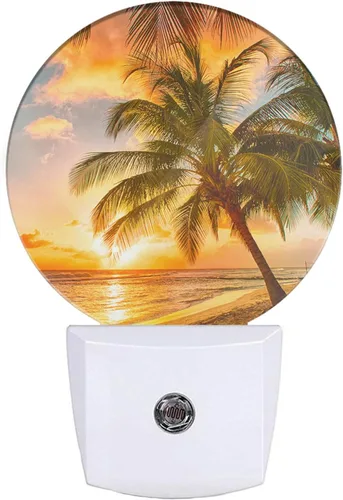 Vista 21 de EKOBLA Luz nocturna enchufable para pizza, patrón de comida de queso y salchichas, luz nocturna LED con sensor automático para habitación