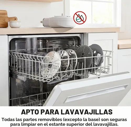 Vista 7 de Procesador de alimentos para KitchenAid, picadora de alimentos vegetales 5 en 1 para KitchenAid, incluye cortar en cubitos, triturar, moler salsa