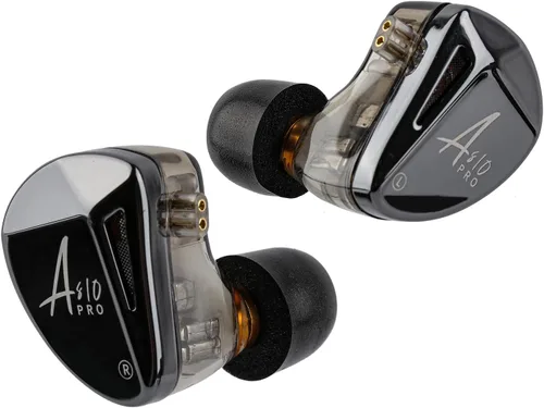 Vista 4 de Linsoul Auriculares KZ AS10 PRO 5BA con cable (sin micrófono) + cable IEM chapado en plata de 16 núcleos Tripowin Zonie
