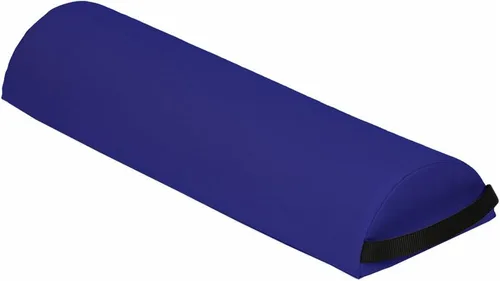 Vista 8 de Mesa de masaje de lujo de gran tamaño de 6 pulgadas de diámetro, media almohada de 25 pulgadas, color burdeos