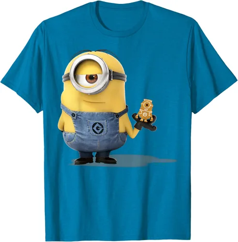 Vista 8 de Camiseta Despicable Me Minions Holding A Ginger Bread Minion Retrato Pequeña