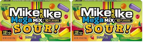 Vista 11 de Mike and Ike Candy, Berry Blast, caja de teatro de 4.25 onzas, paquete de 12