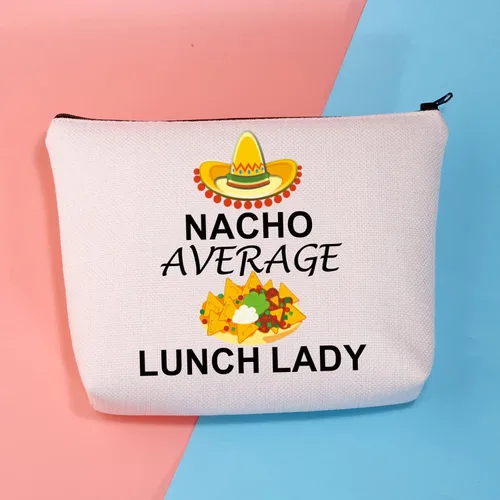 Vista 5 de BDPWSS Almuerzo Señora Cosméticos Bolsa Almuerzo Señora Regalo de Apreciación Para Almuerzo Personal Almuerzo Ayudante Cafetería Trabajador Bolsa