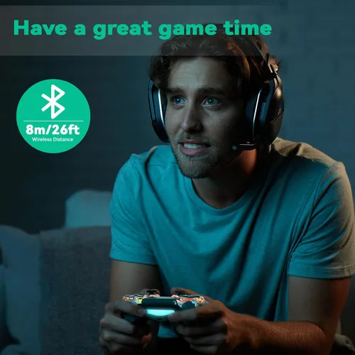 Vista 8 de Fancy Buying Controller Wireless Compatible with PS4SlimPro with Dual Vibration6-Axis Motion SensorAudio Function