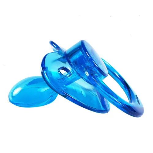 Vista 7 de LittleForBig BigShield - Juego de chupetes brillantes para adultos, color azul y morado Azul y púrpura