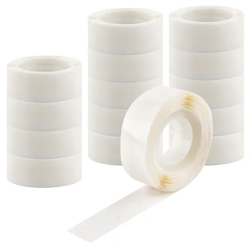 Vista 9 de Briartw 300 puntos adhesivos ultrafinos para manualidades, mini puntos de pegamento transparentes de 1/8 pulgadas (0.118 in), puntos adhesivos