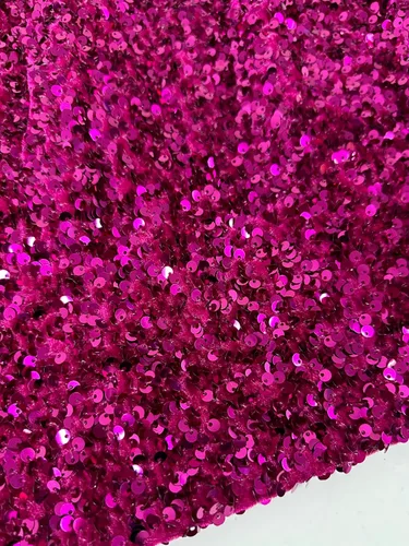 Vista 4 de Tela de terciopelo de lentejuelas suave y elástica con lentejuelas brillantes, perfecta para costura, disfraces, tapicería y decoración de Navidad