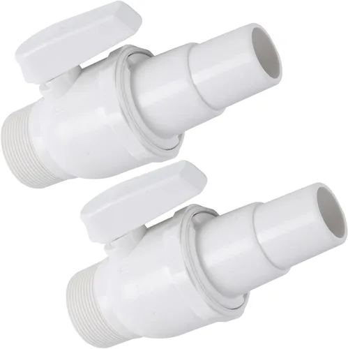 Vista 12 de TonGass Válvula de bola económica de 2 vías MIP x 1.5" - 1.25" Compatible con filtro de piscina Hayward PN. SP0729 - Válvula no corrosiva