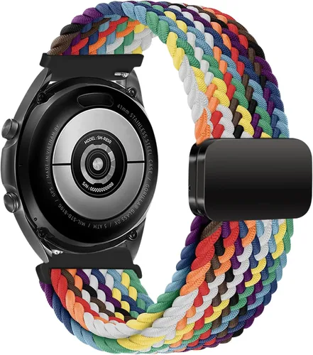 Vista 12 de Correa de nailon compatible con Samsung Galaxy Watch 7/6/5/4/FE 1.732 in 1.575 in/Galaxy Watch 5 Pro 1.772 in/Watch 4/6 Classic 1.850 in 1.811 in