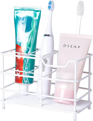 Vista 10 de Dseap - Soporte para cepillo y pasta de dientes de acero inoxidable