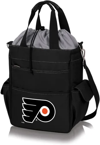Vista 17 de PICNIC TIME NHL - Bolsa de mano unisex para adultos NHL Activo Negro con detalles grises.
