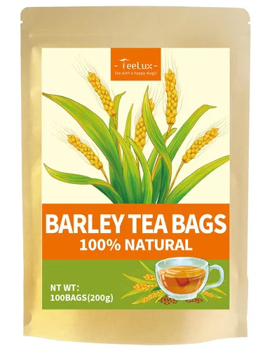 Vista 55 de TeeLux - Bolsas de té de cebada, sabor a nuez y tostado, sin cafeína, 0.07 oz x 50 bolsas Té de grano de cebada asada con aroma a nuez, sin