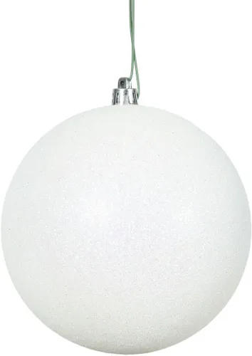 Vista 109 de Vickerman Adorno de bola brillante de oro antiguo de 6 pulgadas, 4 por caja, acabado brillante, inastillable y resistente a los rayos UV, confiable