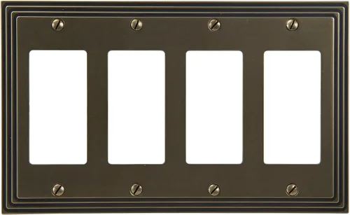 Vista 22 de AMERELLE 84DVB Steps Placa de Pared de Metal Fundido Dúplex Individual en Bronce Envejecido