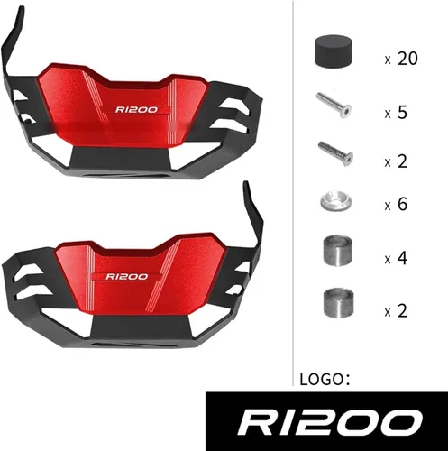 Vista 2 de Protector de marco protector de cilindro para BMW R1200R R1200GS R 1200 GS R RnineT R NineT R NineT cubierta de válvula de cilindro de motor