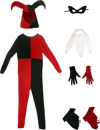 Vista 9 de Disfraz de Harley Quinn de lujo de talla grande