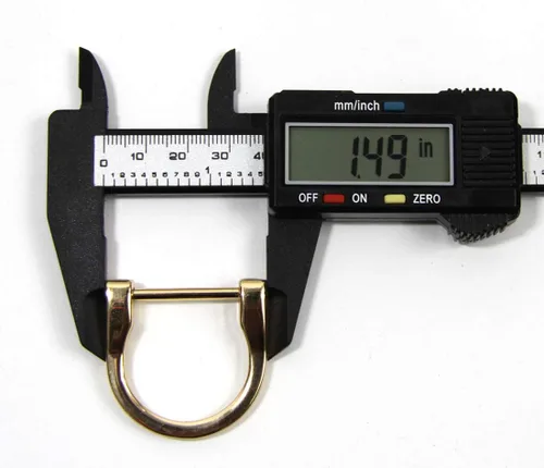 Vista 5 de ALLinONE Anillos en D de herradura en forma de U tornillo en grillete hebilla de anillo D 0.984 in