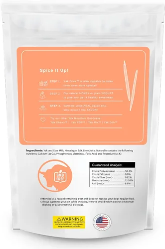 Vista 2 de Papas fritas 4oz - Golosina saludable de entrenamiento del Himalaya para perro