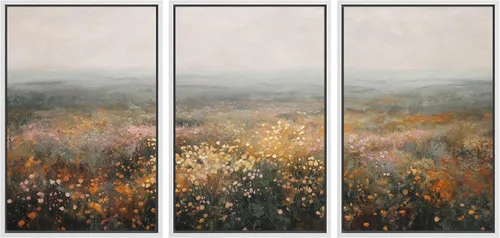 Vista 59 de Ashbrook Set de Arte de Pared en Lienzo Enmarcado, Naturaleza, Horizonte de Playa Nebulosa, Ilustraciones de Área Silvestre, Bellas Artes, Paisaje