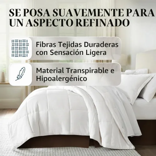 Vista 3 de Falda de cama Linen Market - Microfibra ultra suave - Ajuste fácil con caída a medida de 14 pulgadas - Calidad de hotel, resistente al encogimiento