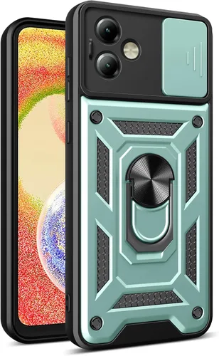Vista 204 de Compatible con Tecno Pova Neo 2 Bracket Shell, con cubierta deslizante para lente de cámara compatible con Tecno Pova Neo 2 LG6n Case Negro