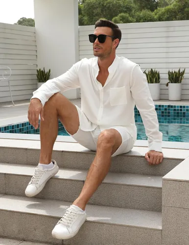 Vista 3 de RPOVIG Conjuntos de lino para hombre, conjuntos de verano de 2 piezas, ropa de vacaciones en la playa, camisas casuales de manga larga, pantalones