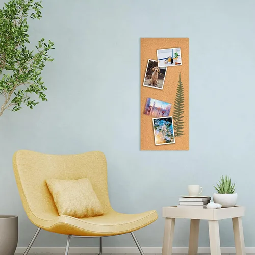 Vista 5 de Azulejos de Tablero de Corcho 17x8, Tablero de Anuncios, Tableros de Corcho Autoadhesivos de 1/2 Pulgada de Grosor para Paredes, Azulejos de Corcho