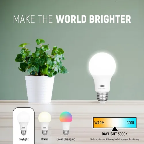 Vista 5 de REGAL - Bombilla LED A19 (800 lúmenes, 9 W, equivalente a 60 W, base E26, intensidad no regulable)