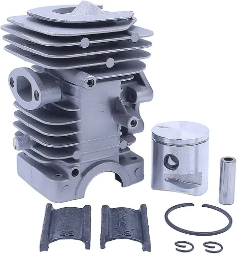 Vista 5 de Kit de pistón de cilindro de 1.535 in para Husqvarna 240 235 236 motosierra repuesto pieza de herramienta de repuesto Motosierra Gasolina