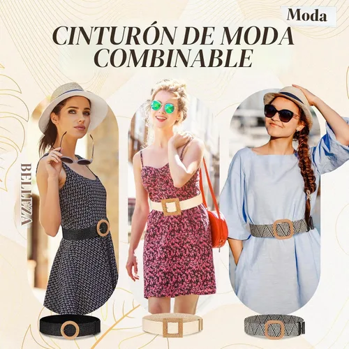 Vista 6 de Vestido con cinturón tejido Syhood