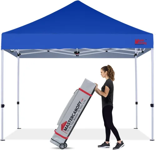 Vista 14 de MASTERCANOPY - Toldo plegable estilo tienda de campaña de 10 x 10 pies, de montura instantánea y para uso comercial, con una bolsa con ruedas