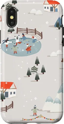 Vista 5 de Funda para iPhone 12 Mini Winter Time Scenes