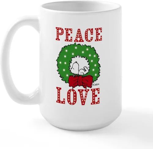 Vista 55 de CafePress SNOOPY Joe Cool - Taza de café de cerámica (15.0 fl oz)