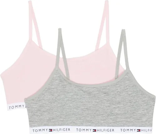 Vista 12 de Tommy Hilfiger Paquete de 2 brasieres sólidos para niñas (niños pequeños/niños grandes)