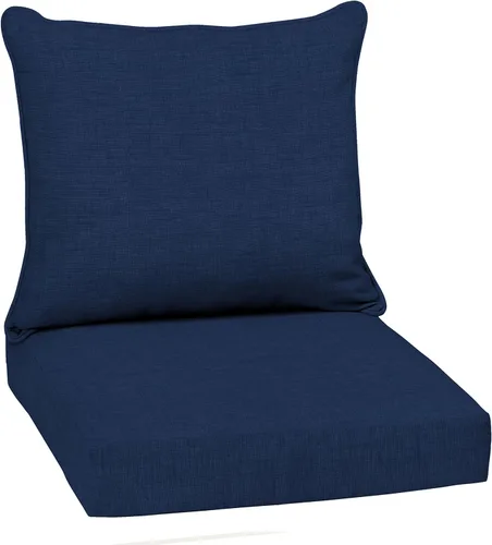 Vista 38 de Arden - Juego de cojines de asiento profundo para exteriores, 22x24, aguamarina