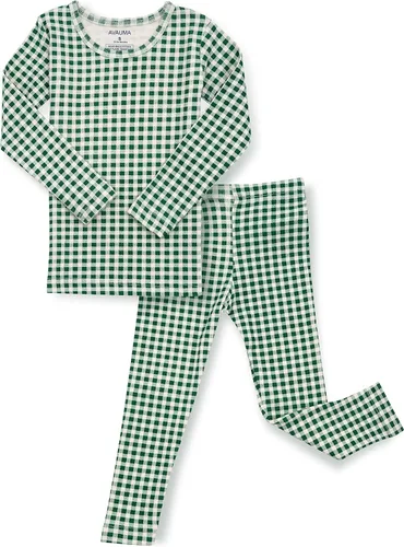Vista 80 de AVAUMA Conjunto de pijama de algodón para bebés y niñas de 6 meses a 7 años