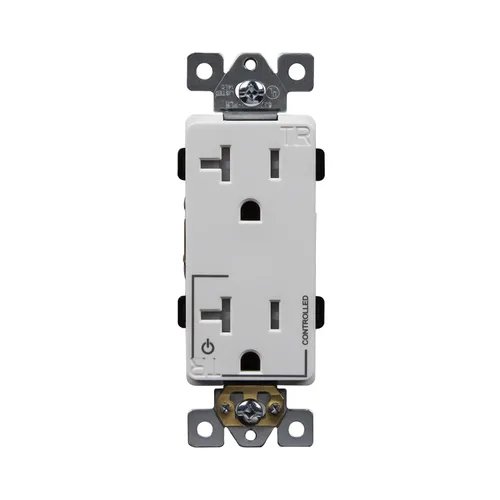 Vista 14 de ENERLITES Toma de corriente decorativa de grado industrial, 15A 125V, receptáculo dúplex resistente a manipulaciones, conexión a tierra, 5-15R, 2
