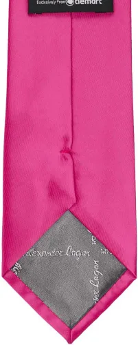 Vista 506 de tiemart Corbata de color sólido para hombre Longitud estándar