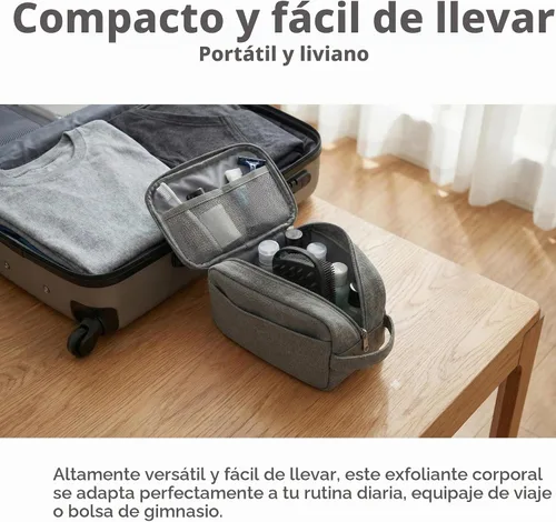 Vista 7 de 2 piezas de cepillo corporal de silicona, cepillo de baño y ducha exfoliante 2 en 1, esponja de loofah de silicona suave para piel sensible