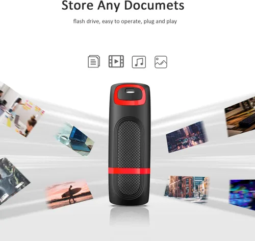 Vista 5 de JUANWE Unidad flash USB de 16 GB USB 3.0 de alta velocidad de hasta 80 MB/S, memoria portátil con indicador LED para PC, portátil, datos