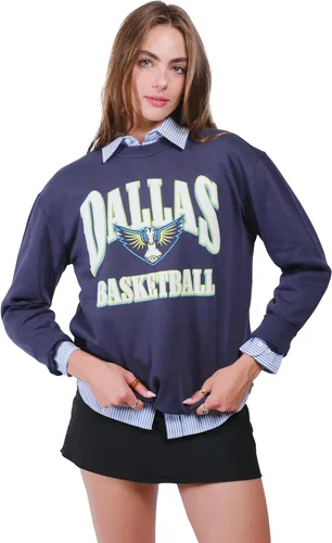 Vista 15 de Ultra Game Women's WNBA Official Super Soft Oversized Crew Sweatshirt