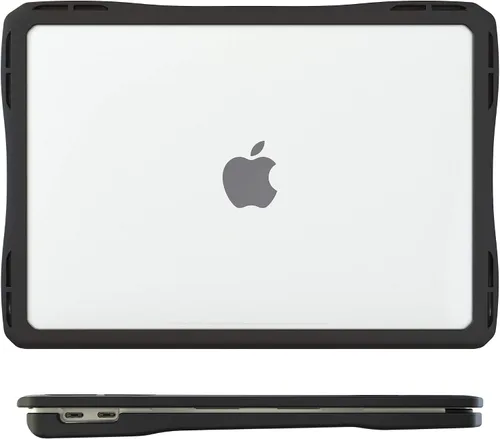 Vista 5 de UZBL Funda para MacBook Air de 13 pulgadas versión 2019 2018, [resistente] bordes protectores delgados de goma con cubierta de policarbonato