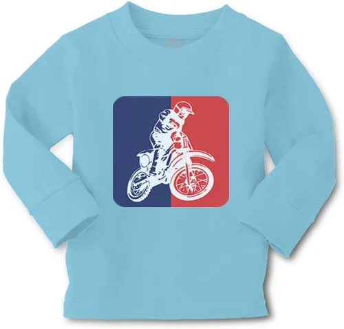 Vista 10 de Cute Rascals Camiseta de manga larga para niños, ropa de algodón para niños y niñas Solo diseño negro.