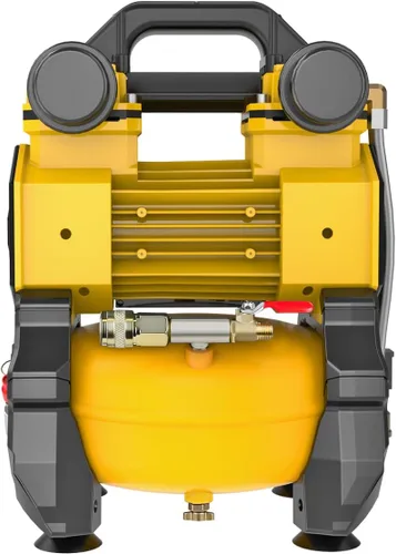 Vista 2 de TC·BL Compresor de aire portátil 110V AC Propósito Bomba de aire libre de aceite con tanque de aluminio de 1.5 galones