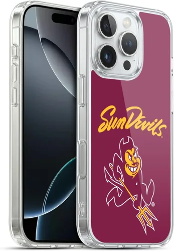 Vista 148 de Head Case Designs Funda de gel ASU Camou con licencia oficial de la Universidad Estatal de Arizona [protección de grado militar] compatible