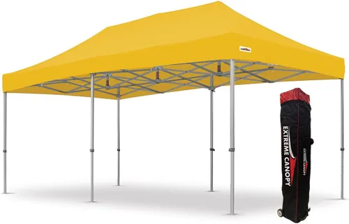 Vista 9 de Extreme Canopy Tienda de campaña desplegable instantánea de aluminio resistente comercial (rojo, 10 pies x 10 pies)