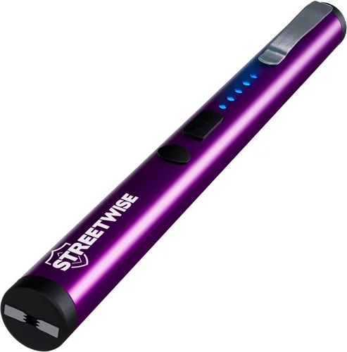 Vista 15 de Streetwise Pain Pen 25,000,000 voltios Pistola paralizante para autoprotección - Lápiz táctico paralizante para mujeres y hombres, recargable por